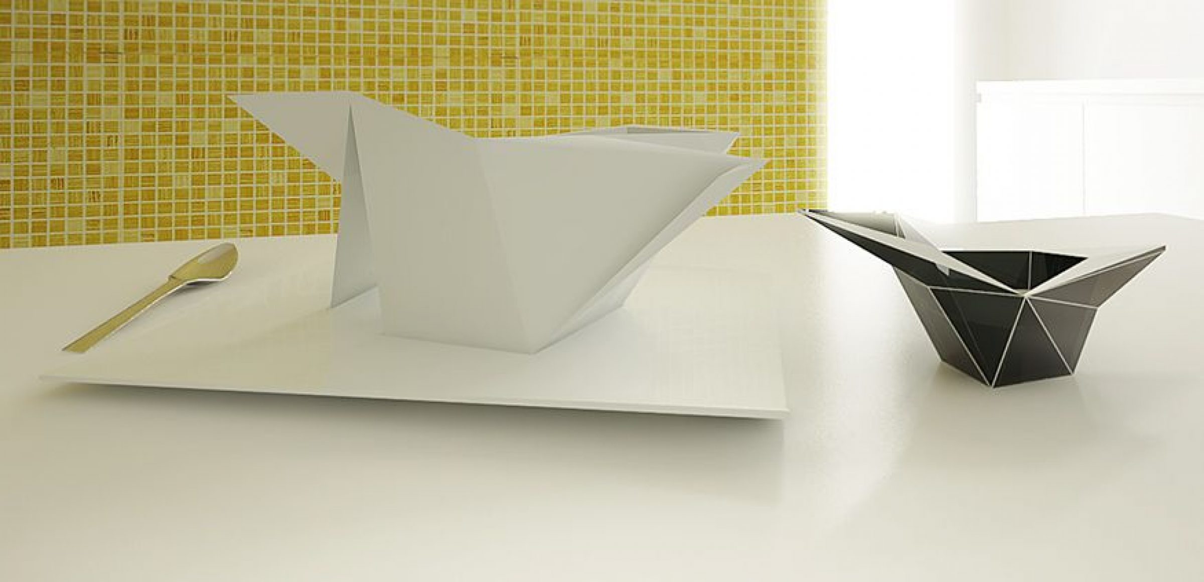 Origami Coffee Set I MUS Architects