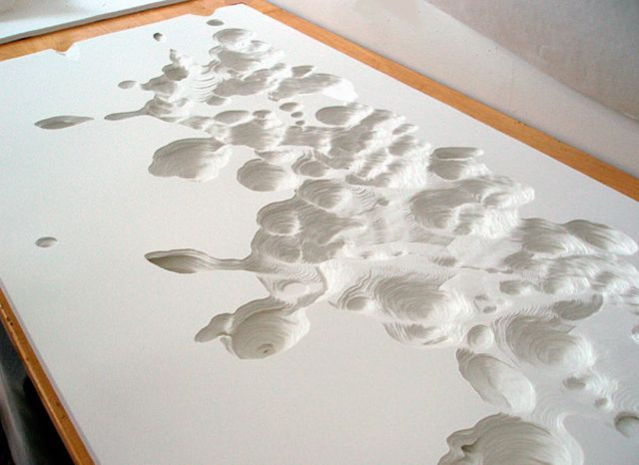 Topographic Paper Landscapes Noriko Ambe