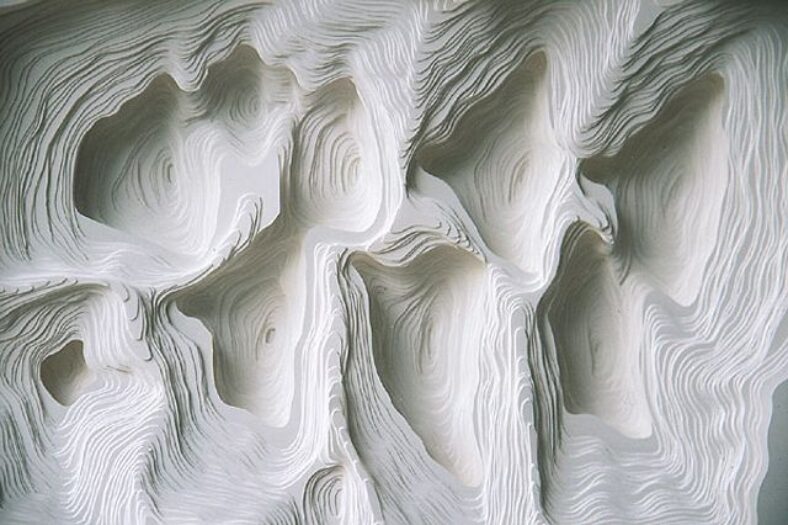 Topography Paper Topographic Paper Landscapes | Noriko Ambe - Arch2O.com