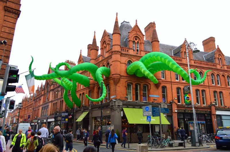 Filthy Luker Art Attacks tentacle troublin in dublin 800x532