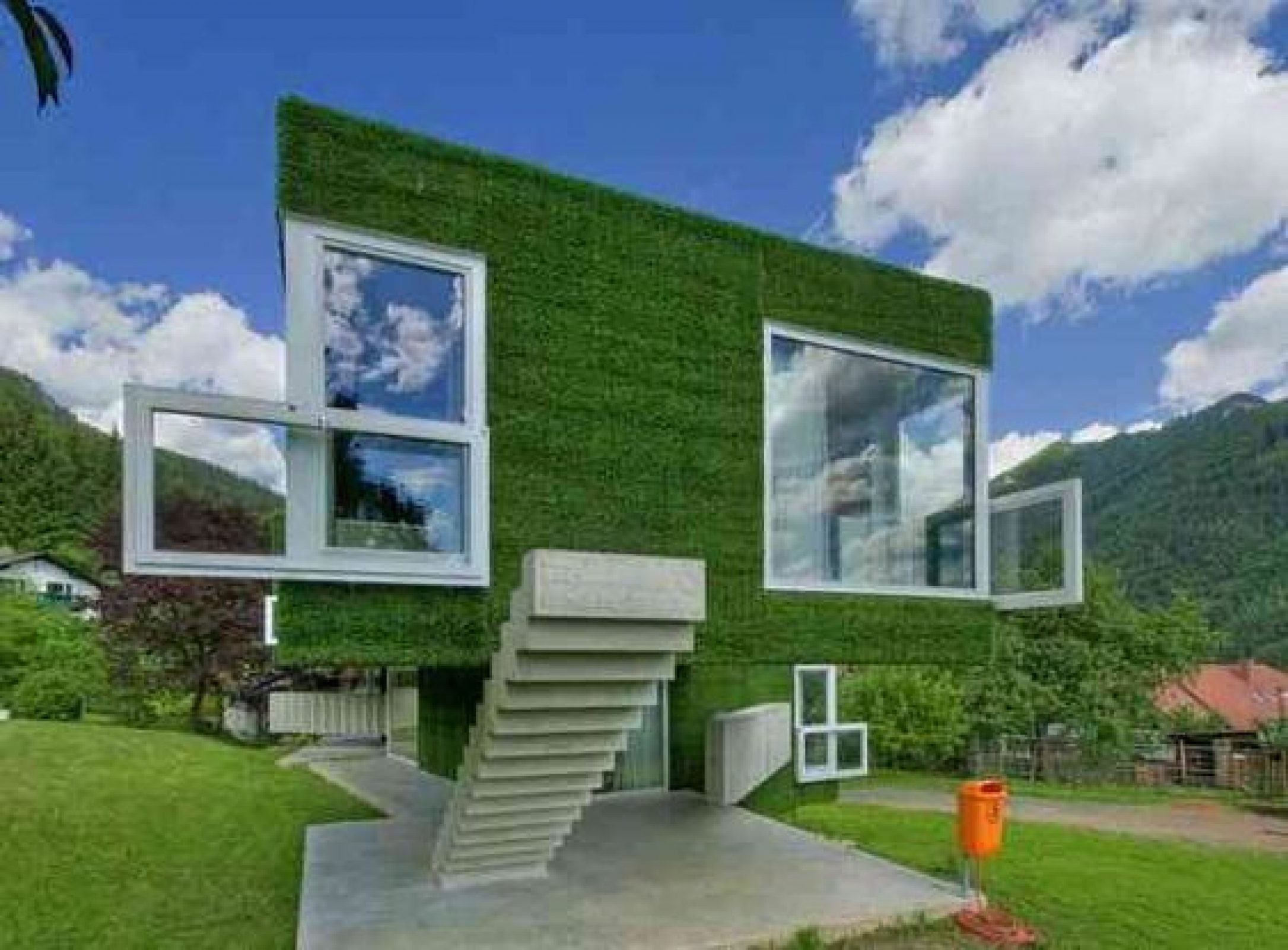 Grass Covered Home Weichlbauer Ortis Architect