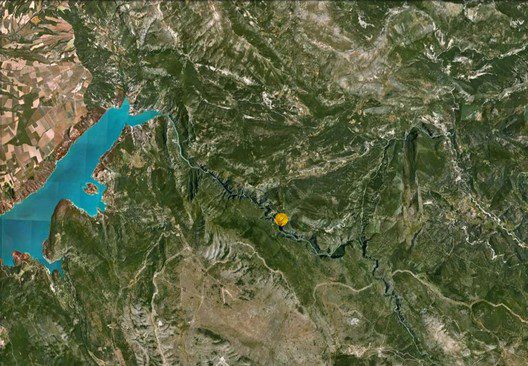 gorges du vedron map