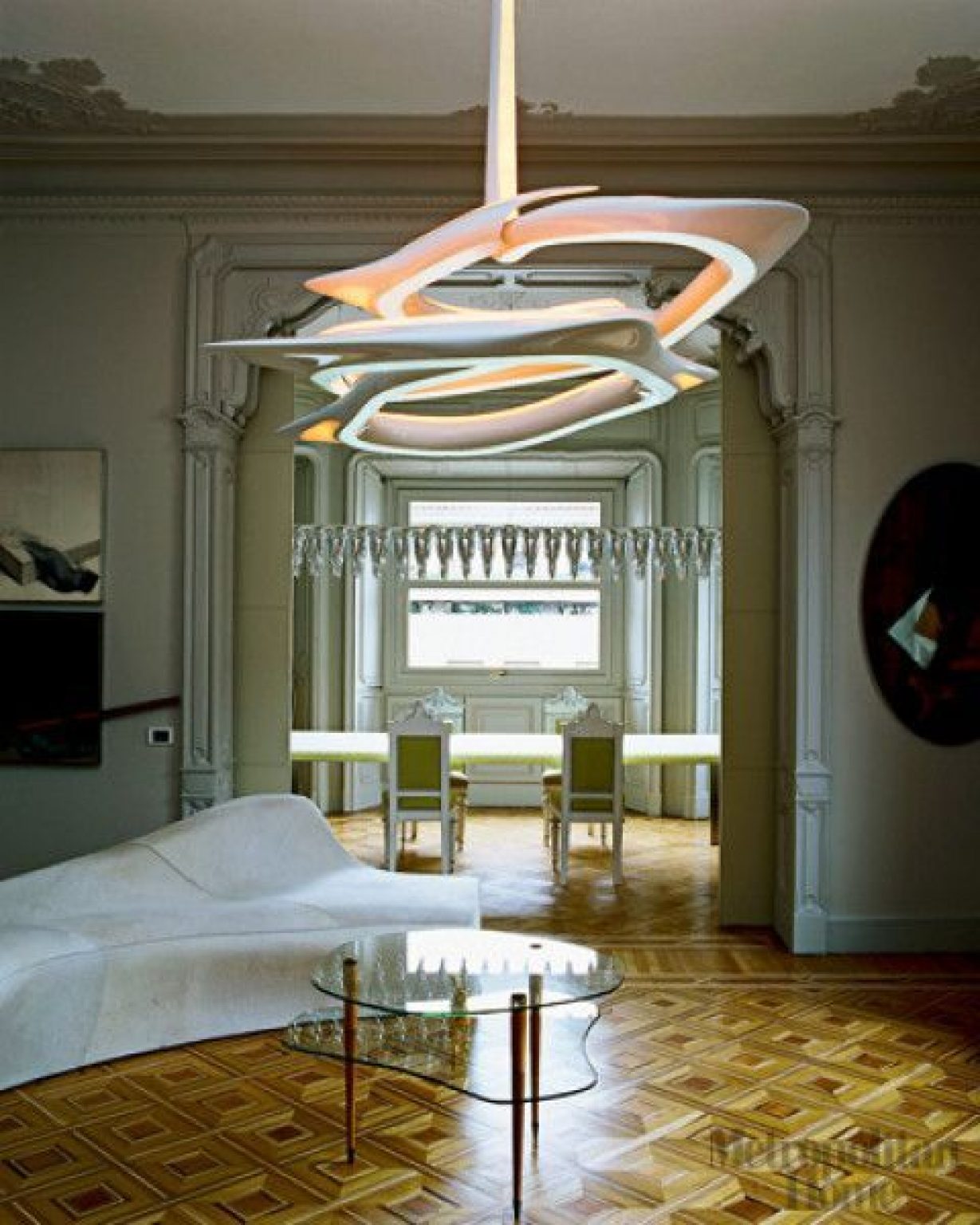 VorteXX Chandelier Zaha Hadid Architects and Patrik Schumacher