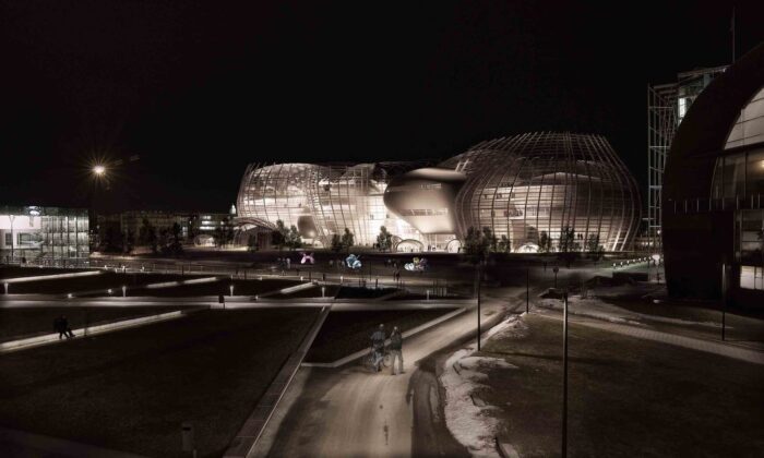 Helsinki Central Library Entry | Djuric+Tardio Architectes