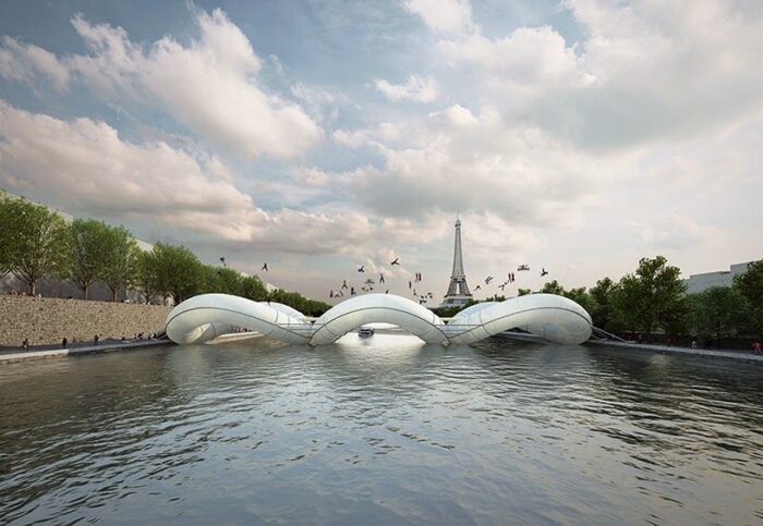 Inflated Bridge in Paris | AZC