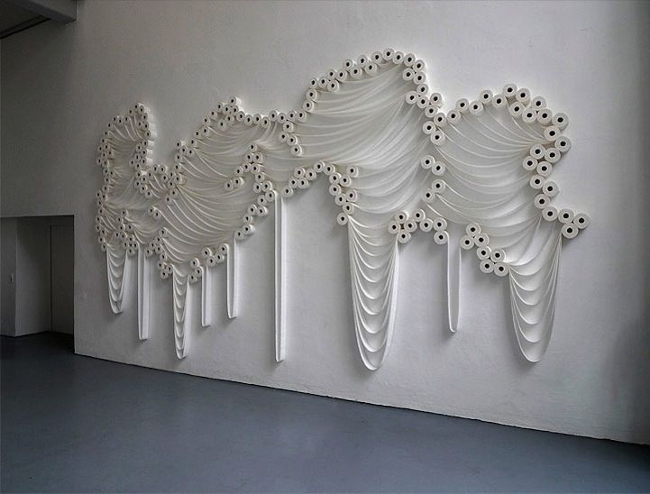 "TransLayers" Toilet Paper installation Sakir Gokcebag