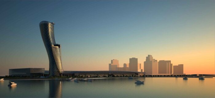 "Capital Gate" Hyatt Hotel + Offices | RMJM