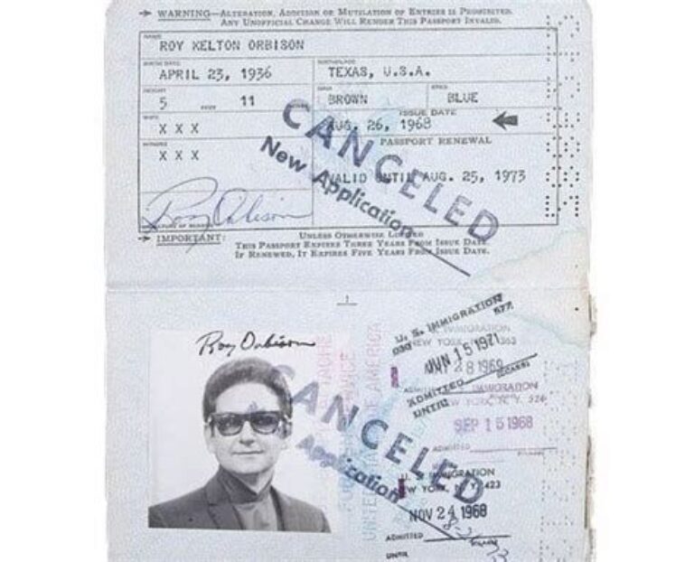 Passport Photos of Iconic Figures in History