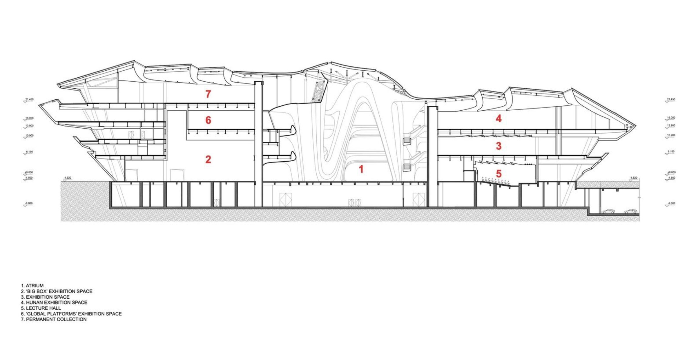 Changsha Meixihu International Culture & Art Centre | Zaha Hadid ...