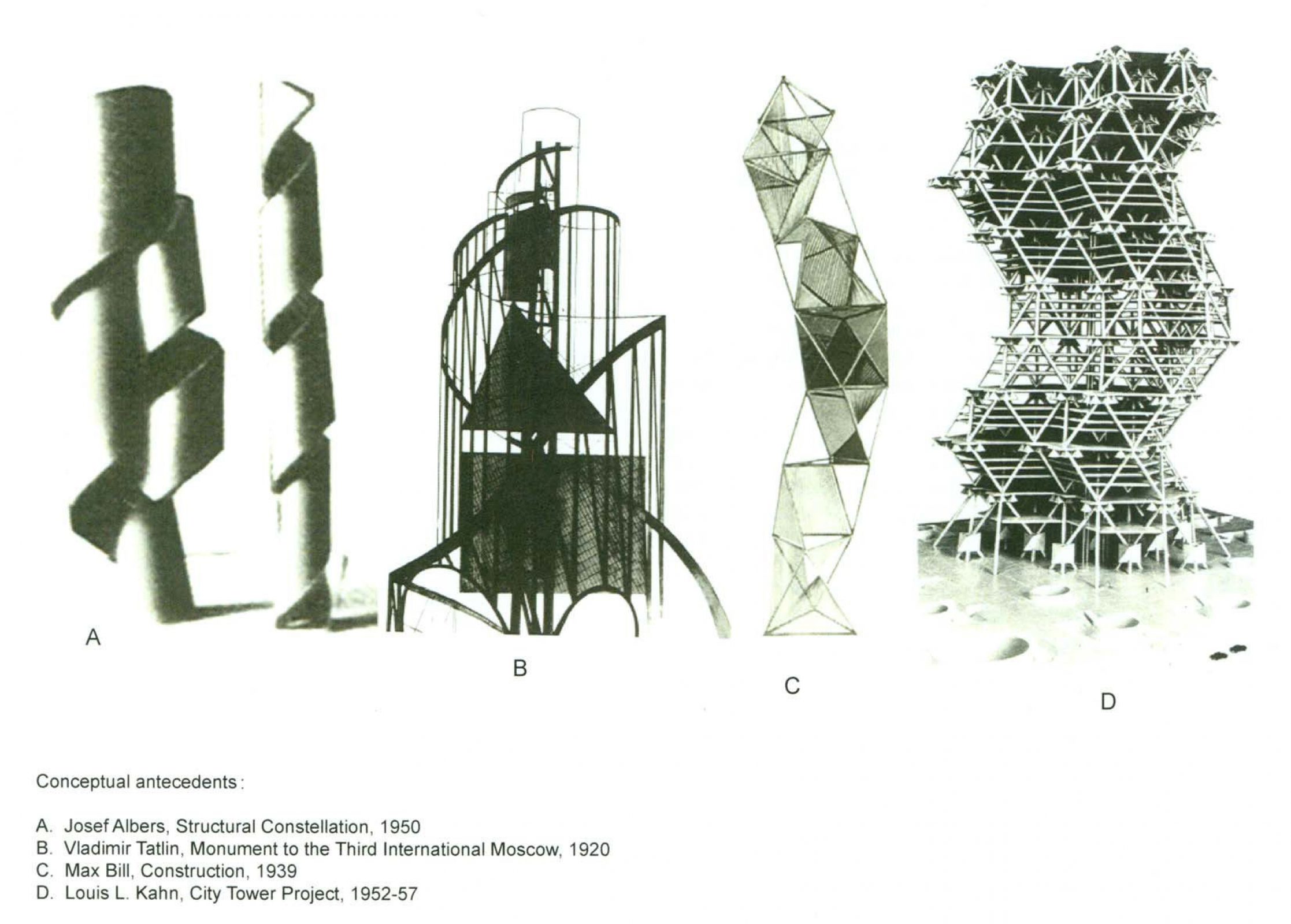 Дом с башней татлина на крыше