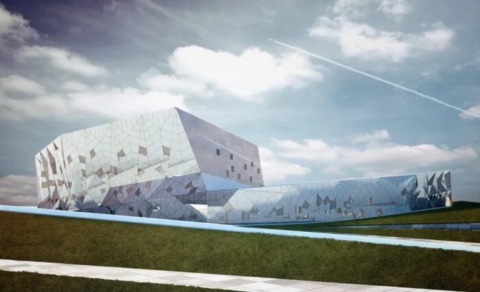 Datong library under construction in china | Preston scott cohen