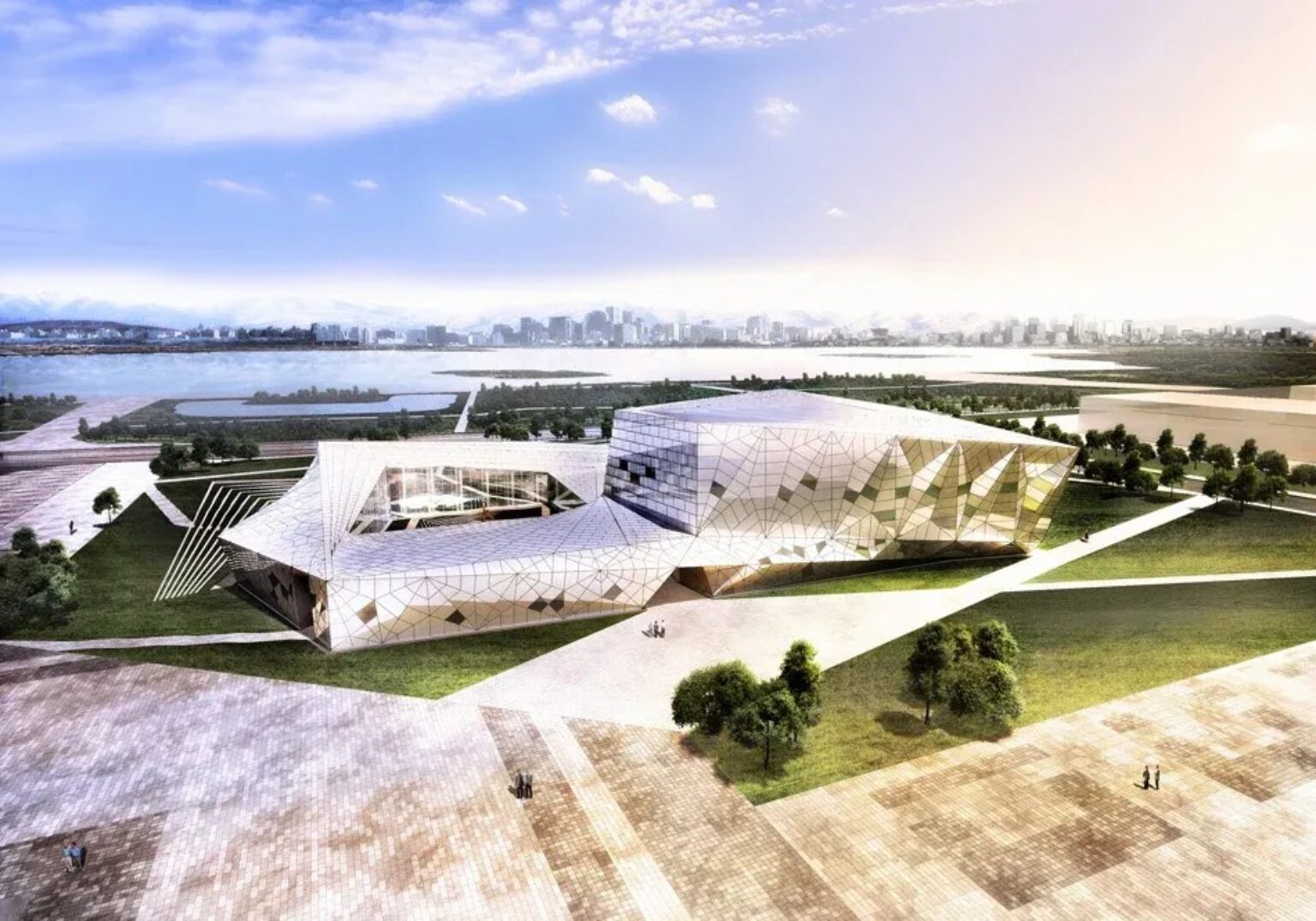 Datong library under construction in china | Preston scott cohen ...