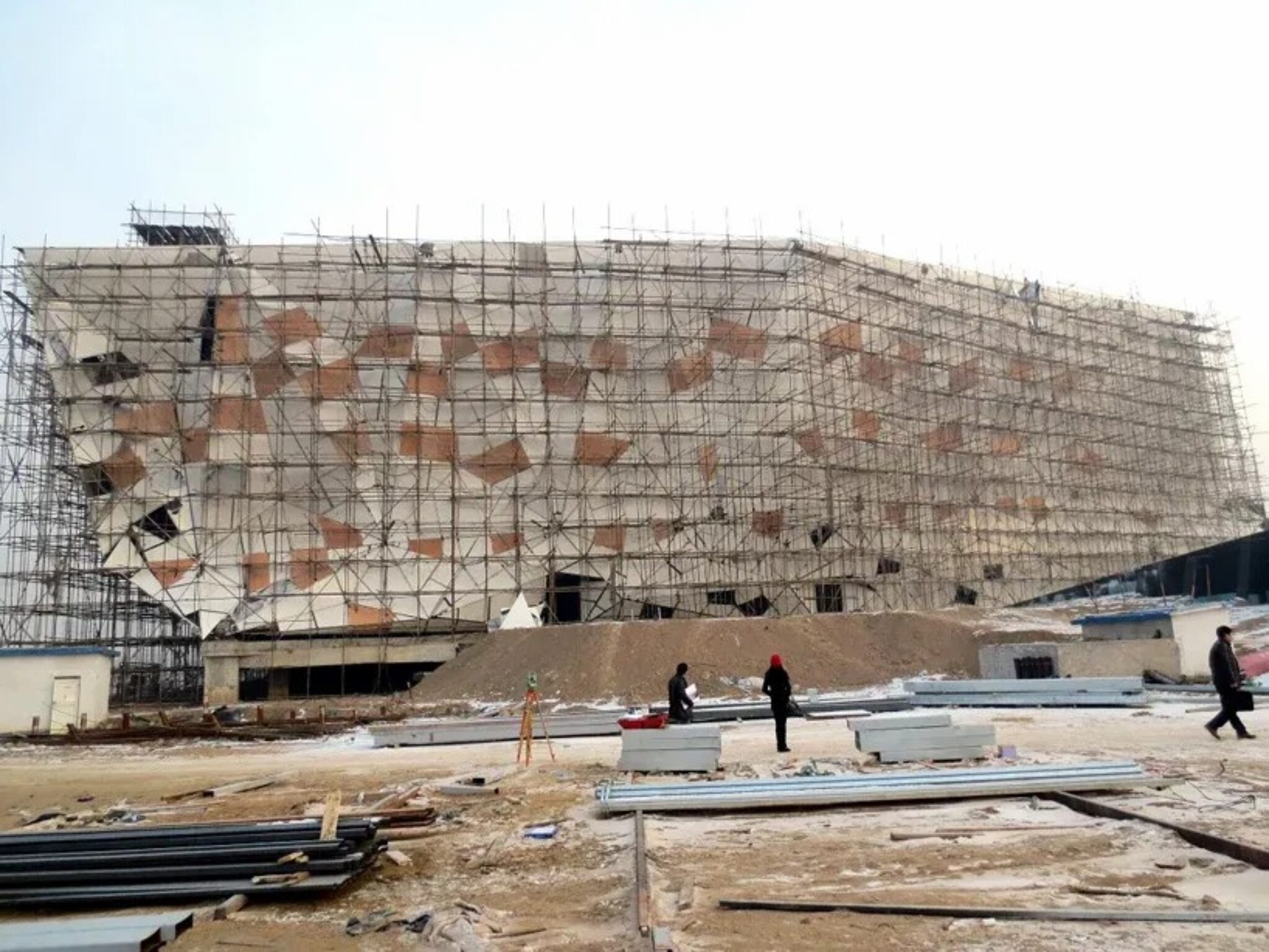 Datong library under construction in china | Preston scott cohen ...