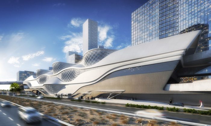 Zaha Hadid Architects's winning proposal of Saudi Metro Station Competition