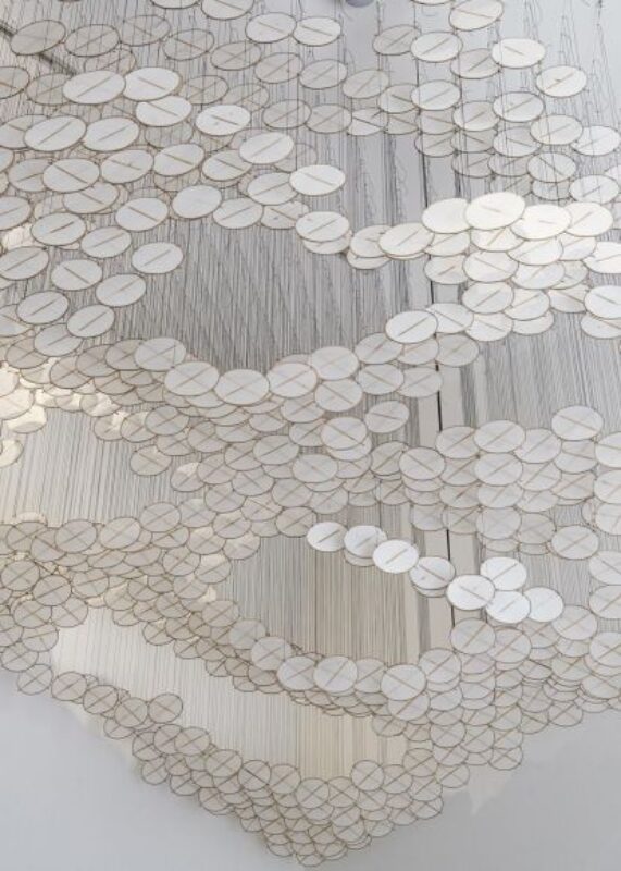 Gravity Defying Paper Tapestries | Jacob Hashimoto
