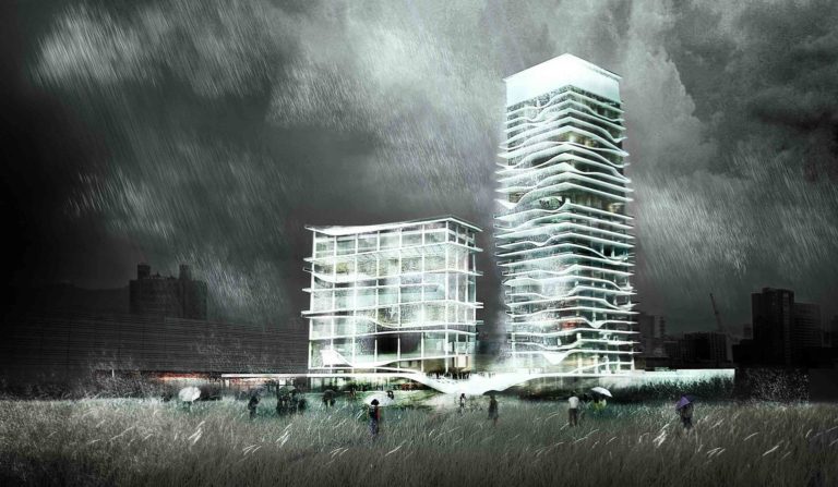 Taichung City Cultural Center Entry | KAMJZ Architects