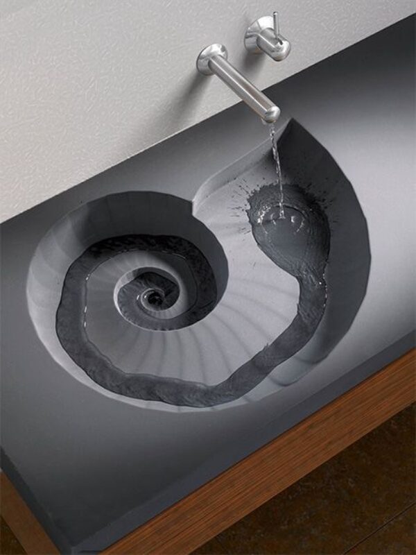 Ammonite washbasin | High Tech Design