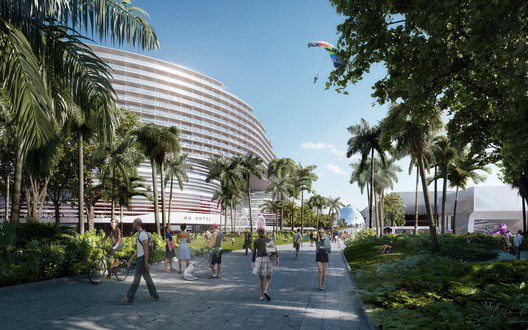 001 Hotel Entry copyright OMA