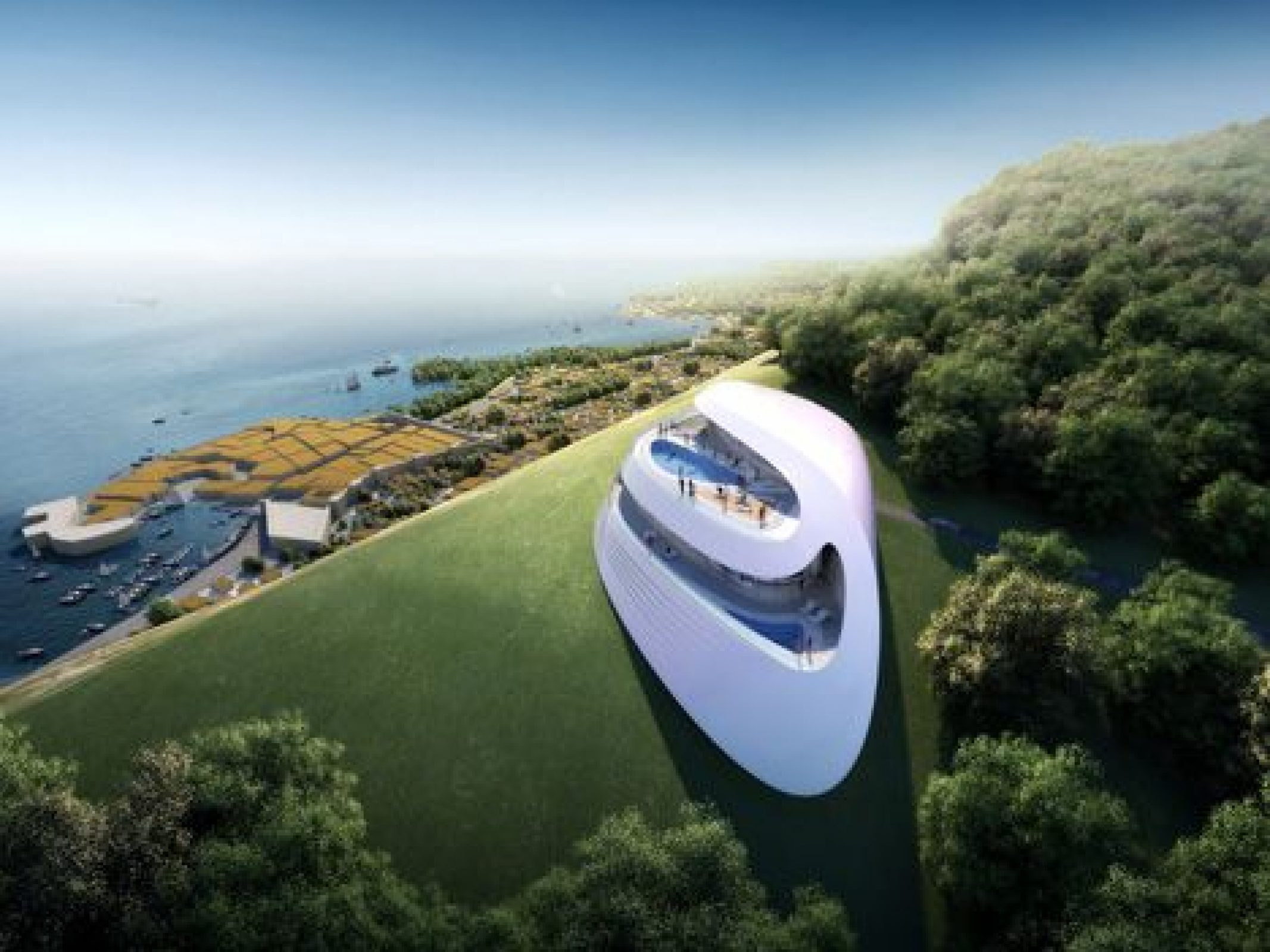 Rock and Shell Villas Zaha Hadid Architects