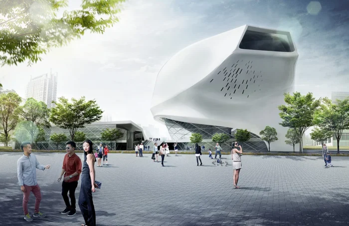 Taichung City Cultural Center Entry | Tighe Architecture