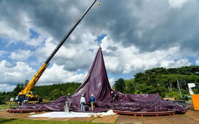 Arch2O-ARK NOVA Inflatable hall–Kapoor+Isozaky5 ARK NOVA Inflatable hall