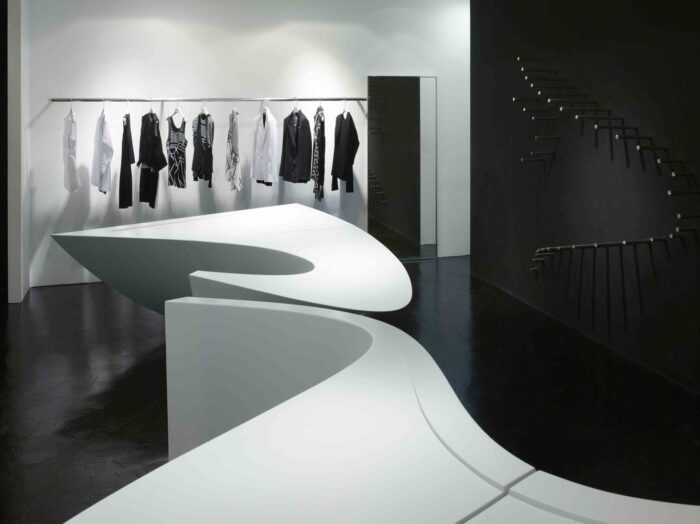 Neil Barrette 'Shop in Shop' | Zaha Hadid Architects and Peter Schumacher