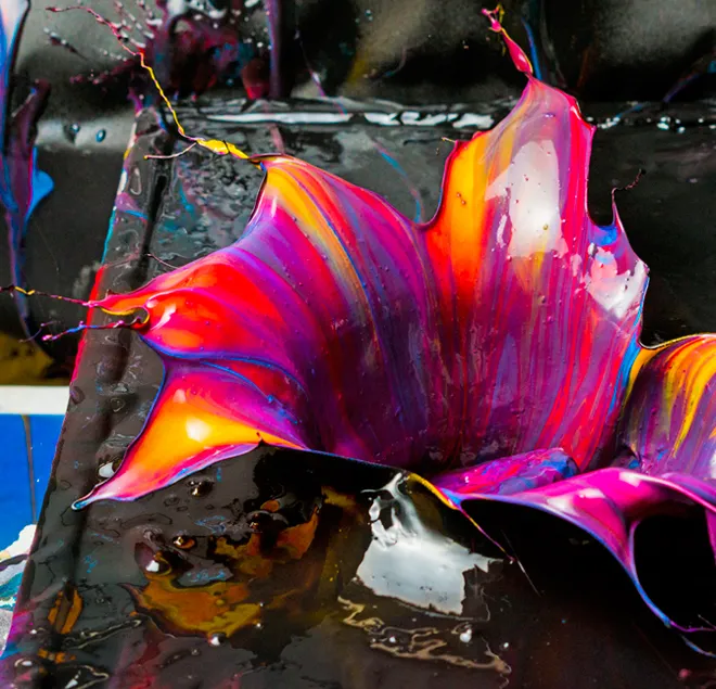 Orchid Gravity paintings