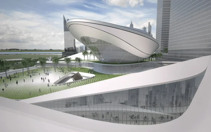 Sheikh Zayed Dubai Pearl Podium Development