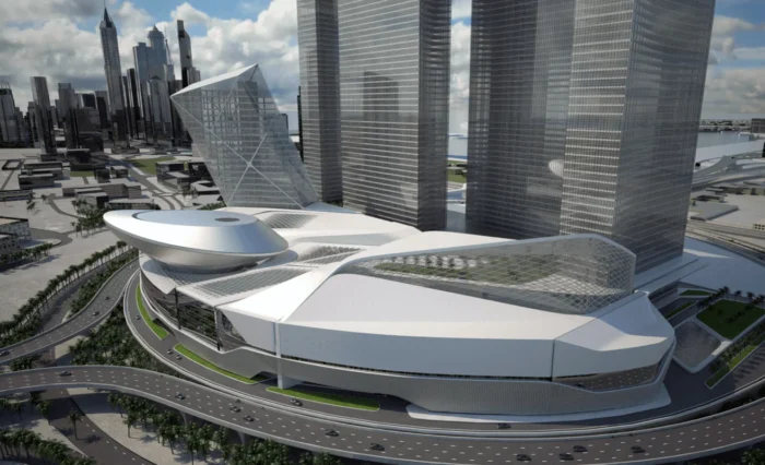 Sheikh Zayed Dubai Pearl Podium Development