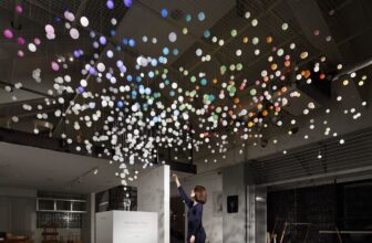 Coca Cola Spraying Bubbles Installation