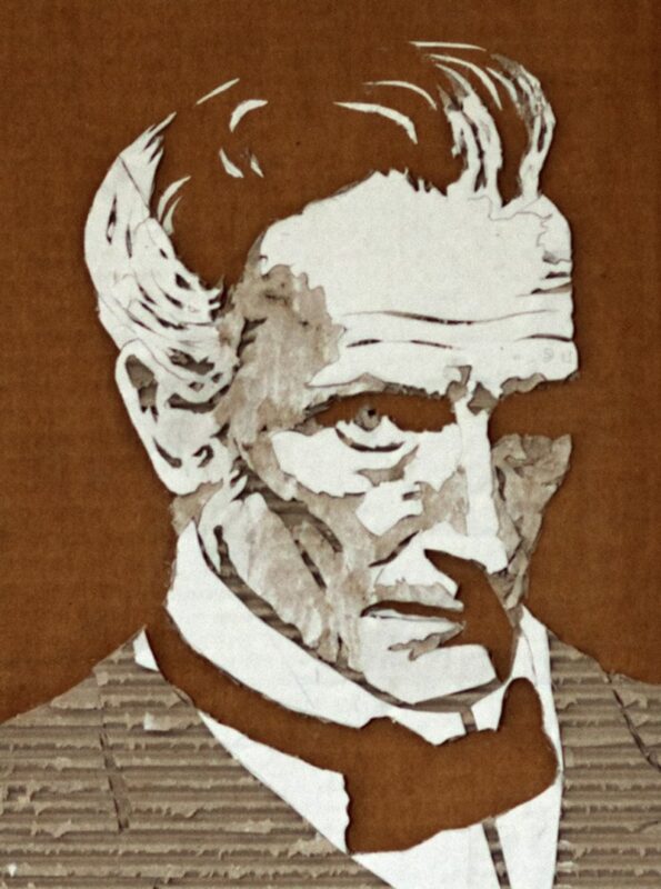 cardboard portraits by giles oldershaw 6