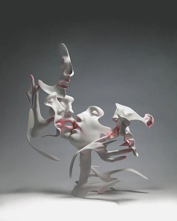 Dissolving Figurative Sculptures by Unmask 1