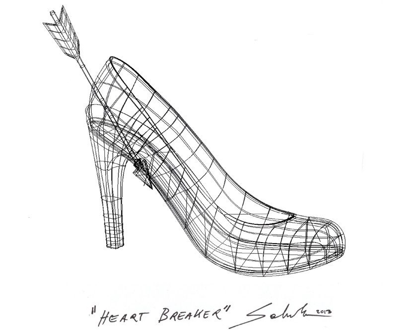 Former Lovers Portrayed 3D printed Shoes16