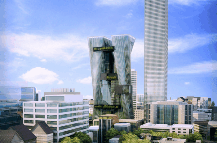 The City Rises: Parramatta Proposal | Urban Office Architecture