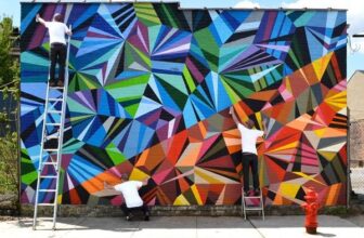 Colorful Geometry Murals