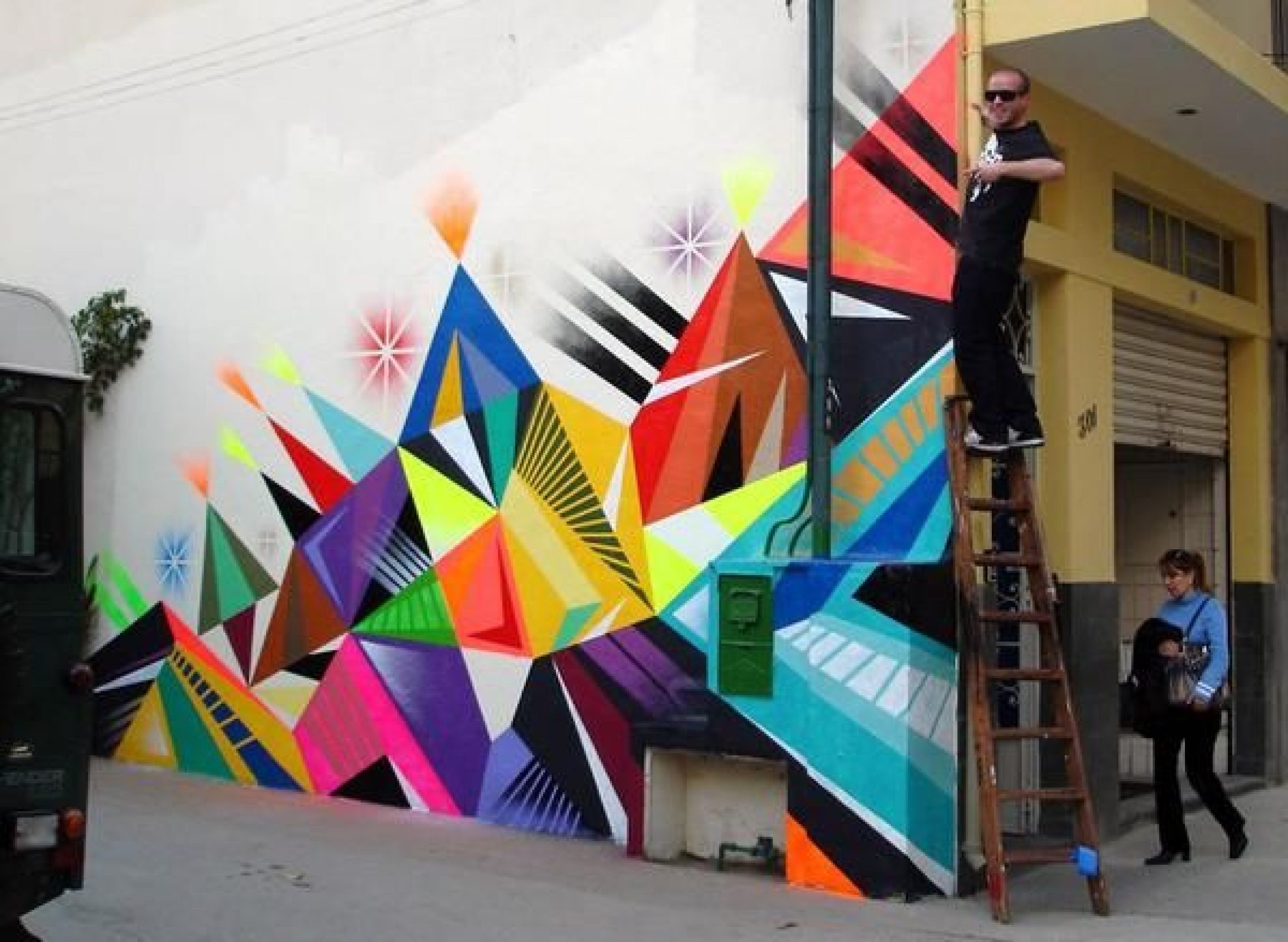 Colorful Geometry Murals | Matt W. Moore - Arch2O.com