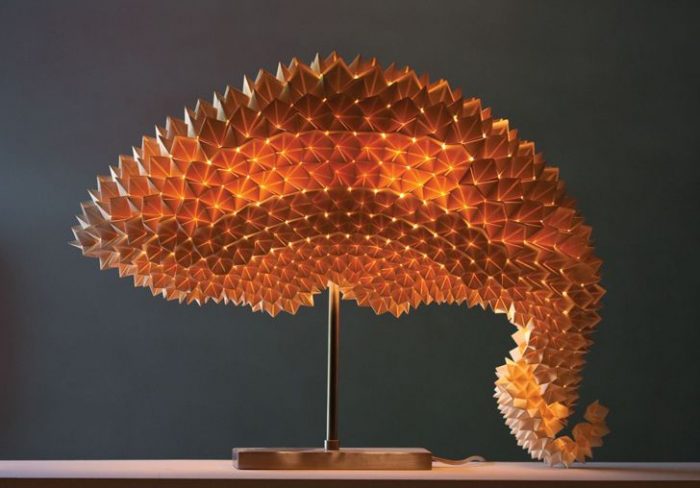 Sculpting light | Luisa Robinson’s Dragon tail lamps