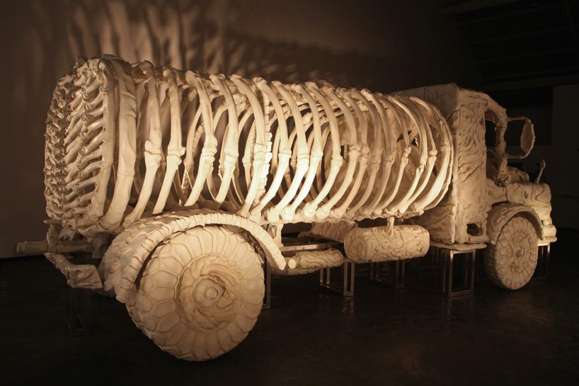 bone vehicles by jitish kallat designboom 10