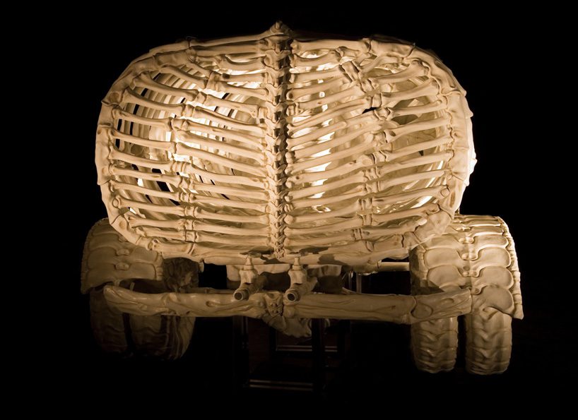 bone vehicles by jitish kallat designboom 14