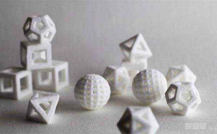 3-D Edible Geometric Forms