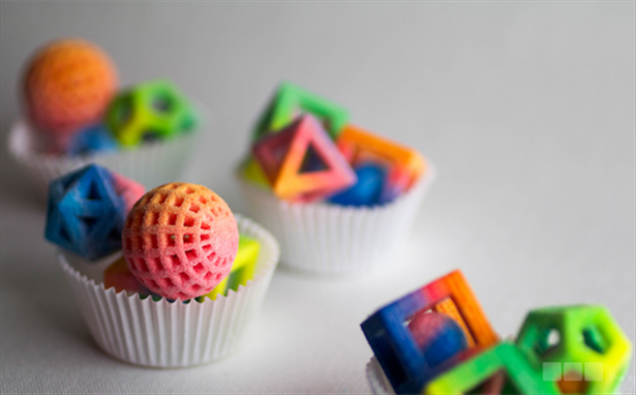 3-D Edible Geometric Forms | Liz von Hasseln
