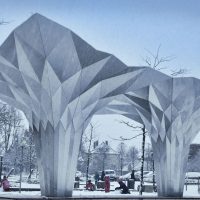 Oragami pavilion