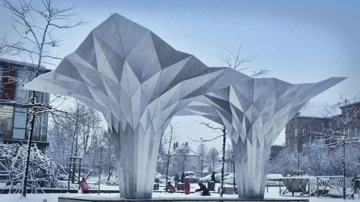 Oragami pavilion