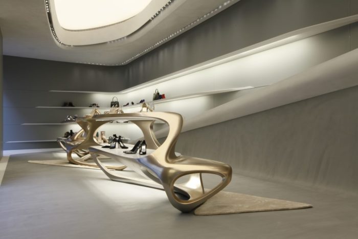 Stuart Weitzman Milan Flagship Store | Zaha Hadid Architects