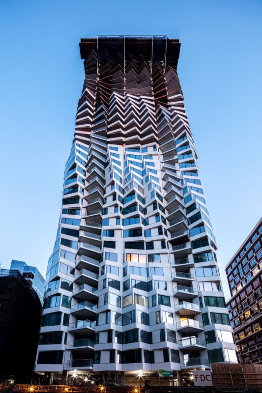Twisting San Francisco Skyscraper