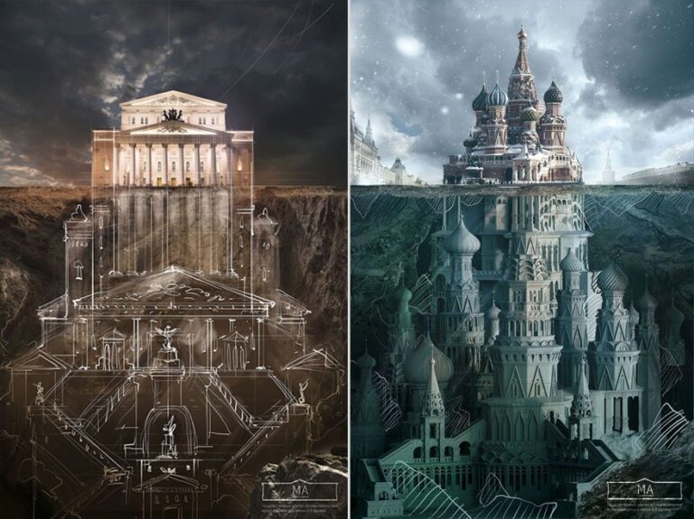 Below the surface of the Russian buildings | Saatchi & Saatchi