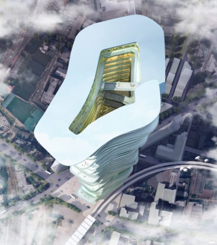 Endless city by SURE Architecture dezeen 468 1