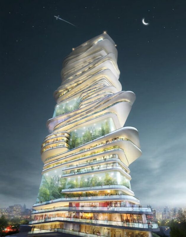 Endless city by SURE Architecture dezeen 468 2