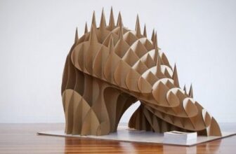 Cardboard exhibition pods