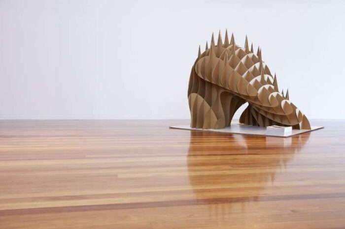 Cardboard exhibition pods